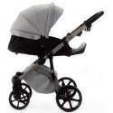 Коляска детская 2 в 1 Adamex Nola Natura цвет: светло-серый N-9-MOON