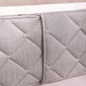 Защита для детской кроватки /стеганый бортик Slim цвет: серый СБ.120-SM.06