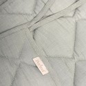 Защита для детской кроватки /стеганый бортик Slim цвет: серо-оливковый СБ.120-SM.13