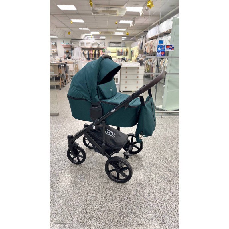 Коляска детская 2 в 1 Bjoy Mia ткань цвет: изумруд 106