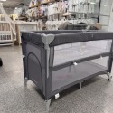 Детская приставная кровать манеж Carrello Porta цвет: ash grey CRL-18103