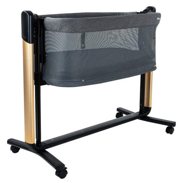 Электроколыбель-манеж 3 в 1 с автокачанием + пульт Д/У Pituso Denia цвет: dark grey / темно-серый