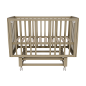 Кроватка детская Lunna Rita с автостенкой, маятником и колесами цвет: кашемир