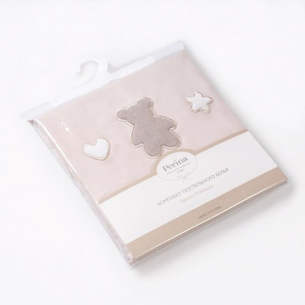 Комплект постельного белья 2 предмета Teddy Sateen Collection цвет: бежевый КПБ2.1-TSC.4 Комплект постельного белья 2 предмета Teddy Sateen Collection цвет: бежевый КПБ2.1-TSC.4