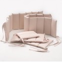 Защита фенс-бортик для детской кроватки Sateen Collection цвет: бежевый ФБ-1.03.04 Защита фенс-бортик для детской кроватки Sateen Collection цвет: бежевый ФБ-1.03.04