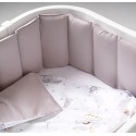 Защита фенс-бортик для детской кроватки Sateen Collection цвет: серый  ФБ-1.03.16