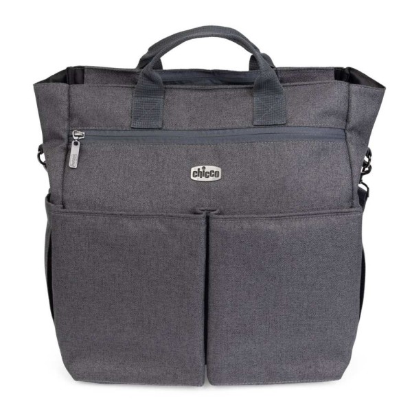 Сумка-органайзер для коляски с матрасиком для пеленания Chicco Parent Bag цвет: black satin
