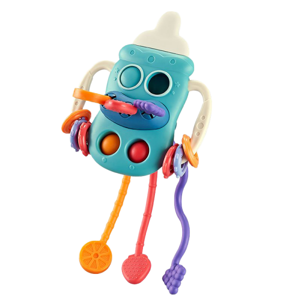 Игрушка-тянучка развивающая BUSY BOTTLE цвет: голубая RMON-003-B