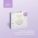 Подушка детская Мишка Фабрика Облаков 0+ со съемным чехлом цвет: молочный FBD-0005