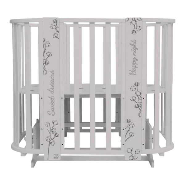 Кровать-трансформер детская 5 в1 Sweet Baby Arte цвет: Кашемир/хлопок