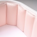 Защита фенс-бортик для детской кроватки Sateen Collection цвет: розовый ФБ-1.03.07