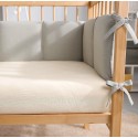Простыня на резинке детская Muslin 120*60 см цвет: молочный ПР-М.120.1.02