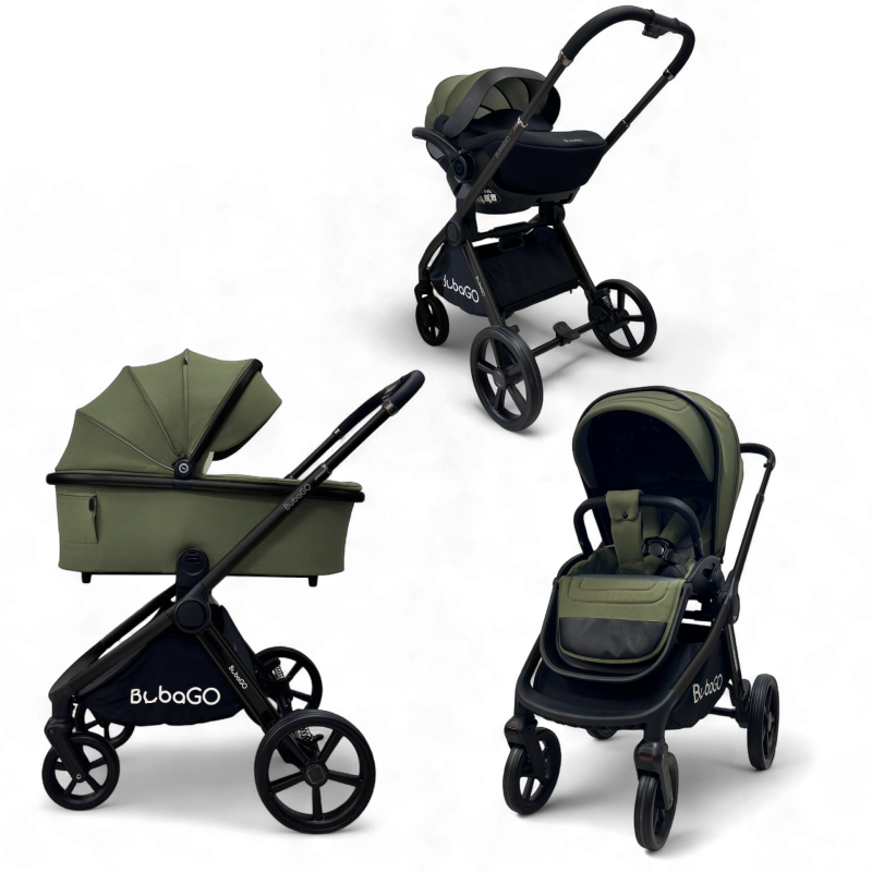Коляска детская 3 в 1 Bubago Gaudi цвет: зеленый BG 195-1