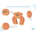 Фиксатор-стоппер для дверей и окон "Обезьянка" RDF-002