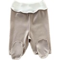 Ползунки для малыша 50 см Newborn однотонные: капучино Т-132