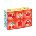 Игрушка развивающая Мякиши кубики Азбука цвета В924