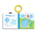 Игрушка мягконабивная книжка-подвеска Разноцветная прогулка 933
