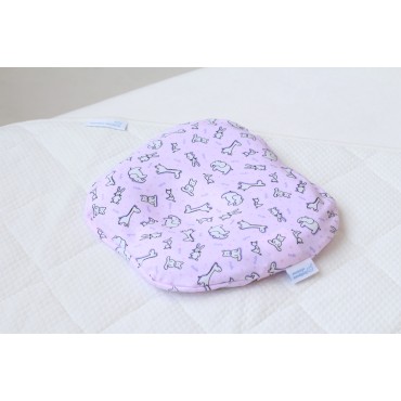 Детская анатомическая подушка до 1 года со съемным чехлом " Бабочка " Фабрика Облаков цвет: розовый KMZ-0010