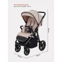 Коляска детская прогулочная RANT CASPIA soft цвет: Sandy Beige RA100