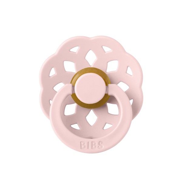 Cоска-пустышка BIBS Boheme Latex 0-6 месяцев цвет: blossom / нежно-розовый