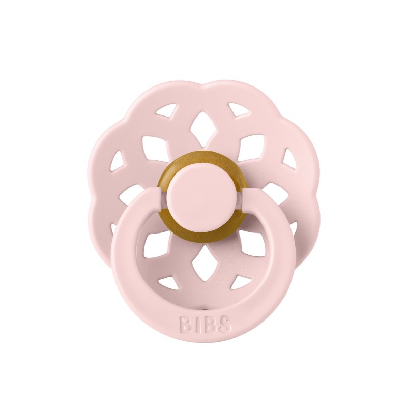 Cоска-пустышка BIBS Boheme Latex 0-6 месяцев цвет: blossom / нежно-розовый