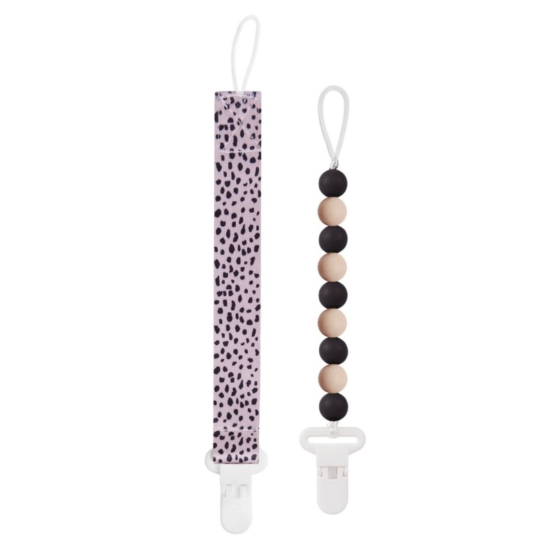 Набор держателей для пустышки 2 шт Paomma цвет: leopard PCL128
