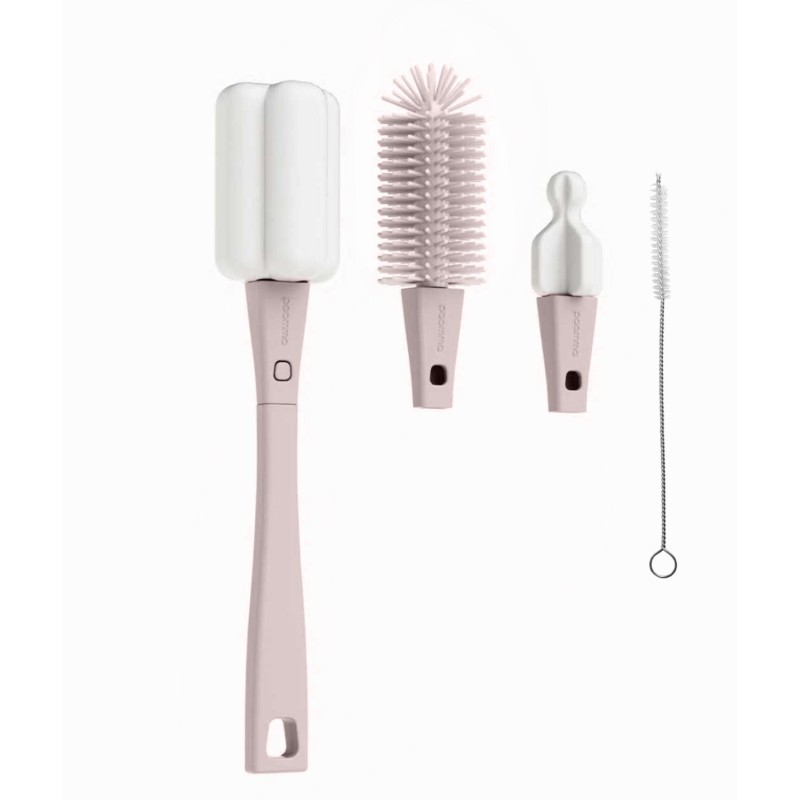 Набор ершиков для мытья бутылочек 4в1 Paomma цвет: mushroom BR121