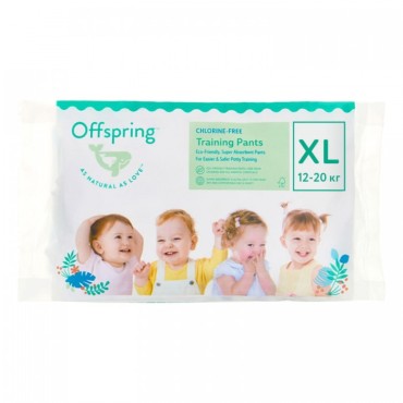 Эко-подгузники-трусики Offspring Travel Pack XL 12-20 кг 3 шт 3 расцветки