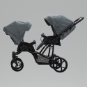 Коляска детская для двойни 2 в 1 Bjoy Mimi цвет: серый 111