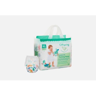 Эко-подгузники-трусики Offspring XL 12-20 кг 30 шт цвет: джунгли