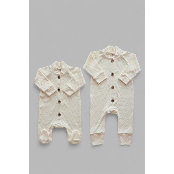 Слип из органического хлопка 74-80 см цвет: кремовый Т-214