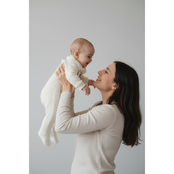 Слип из органического хлопка 56-62 см цвет: кремовый Т-214