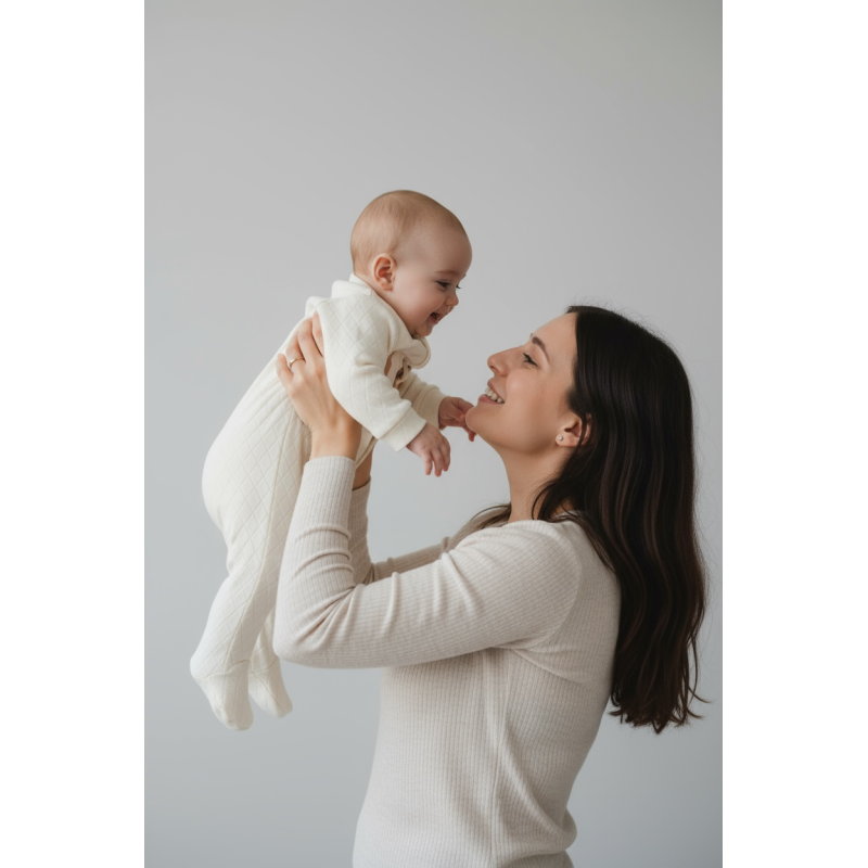 Слип из органического хлопка 62-68 см цвет: кремовый Т-214