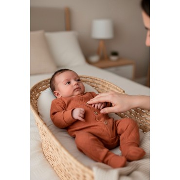 Слип из органического хлопка 50 см цвет: терракотовый Т-214