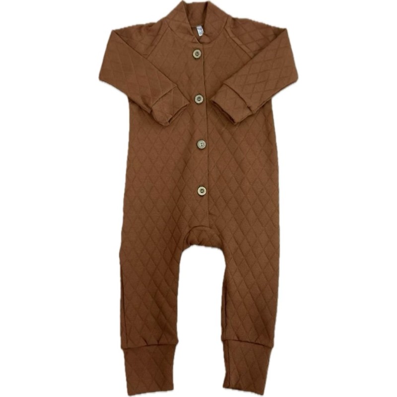 Слип из органического хлопка 68-74 см цвет: терракотовый Т-214