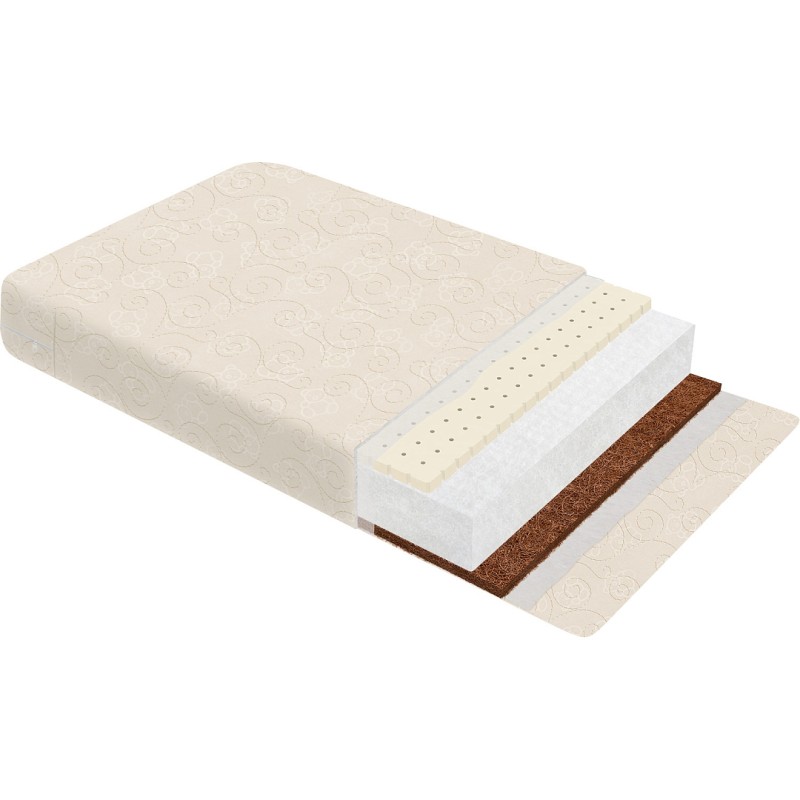 Матрас для прямоугольной кровати 120*60*10 Баюшка ХКЛ10