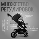 Детская коляска Bubago Lotta Thermo 3 в 1 цвет: Черный BG 150-1