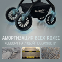 Детская коляска Bubago Lotta Thermo 3 в 1 цвет: темно-серый BG 150-3