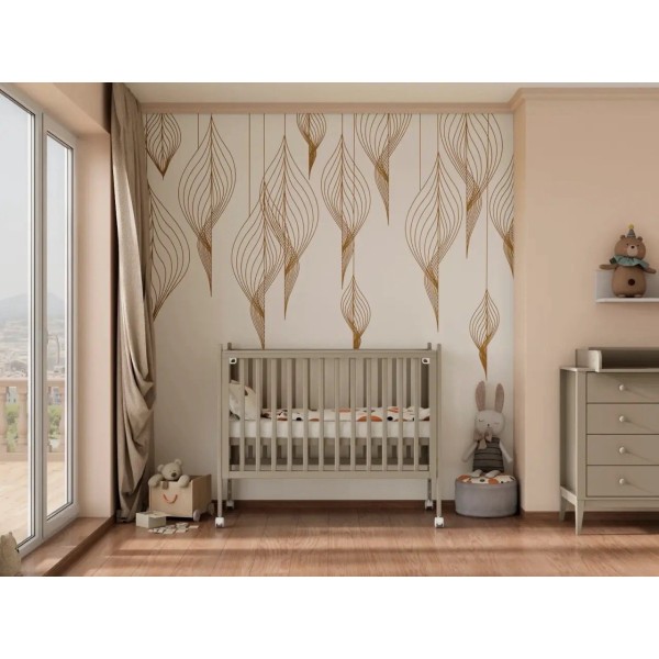 Кроватка детская Lunna Lika Lite на колесах + быстросъемная стенка цвет: капучино