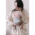 Эко-подгузники Offspring M 6-10 кг 42 шт цвет: листочки