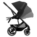 Коляска детская 3 в 1 Cybex Balios S Lux BLK с дождевиками и адаптерами цвет: Moon Black