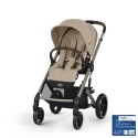 Коляска детская 3 в 1 Cybex Balios S Lux TPE с дождевиками и адаптерами цвет: Almond Beige