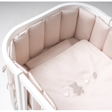 Комплект постельных принадлежностей 6 предметов 100*70 см Teddy Sateen Collection цвет: бежевый КПП6.1-TSC.04