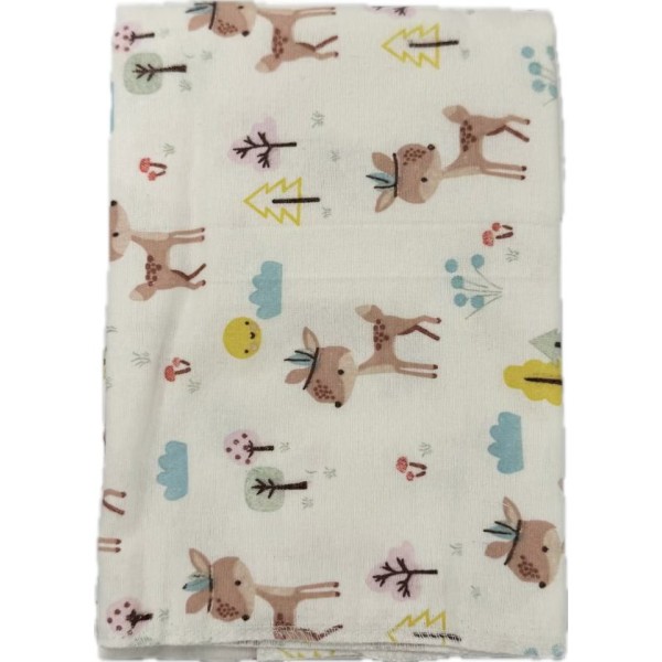 Детская фланелевая пеленка Sofi 80 х 100 см. "Оленята" 22030