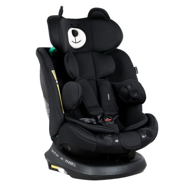 Автокресло детское 0-36 кг Pituso Weby цвет: black/черный