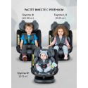 Автокресло детское 0-36 кг Pituso Weby цвет: black/черный