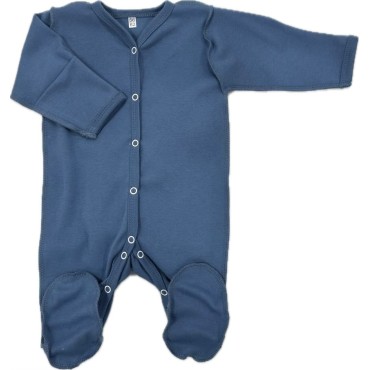 Слип на кнопках со швами наружу 56-62 см цвет: петроль Т-127