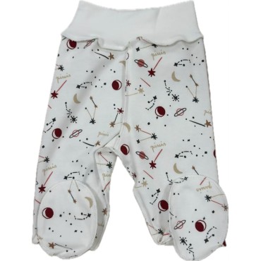 Ползунки для малыша 56-62 см принт: созвездия Т-132