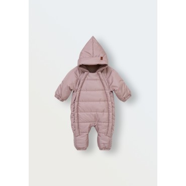 Комбинезон демисезонный DEW с капюшоном 68-80 см цвет: бежевый 160-34