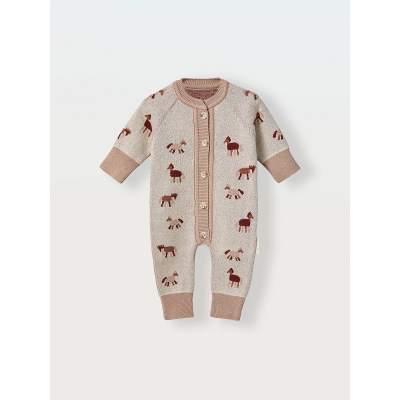 Комбинезон вязаный 62-68 см Toucan Лошадки 7055-325